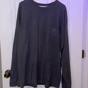 Guy Harvey Charcoal Long Sleeve Tee